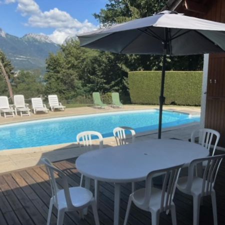 Villa Avec Piscine, Vue Lac Et Montagne Sévrier Dış mekan fotoğraf