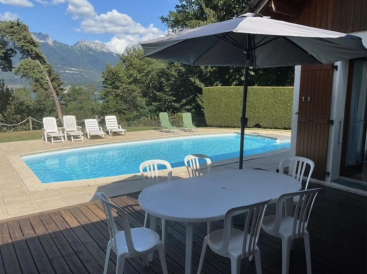 Villa Avec Piscine, Vue Lac Et Montagne Sévrier Dış mekan fotoğraf